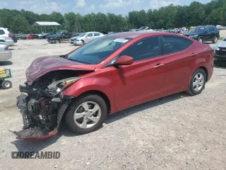 2014 Hyundai Elantra SE with VIN 5NPDH4AE1EH541578, listed as a Copart auction lot 62366485 with 102,269 mi miles and Salvage title. Bid and sale history available at DreamBid. Image 1.