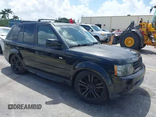 2013 Land Rover Range Rover Sport HSE LUX with VIN SALSK2D43DA760864, listed as a IAAI auction lot 41954308 with 98,514 mi miles. Bid and sale history available at carsss.com. Image 1.