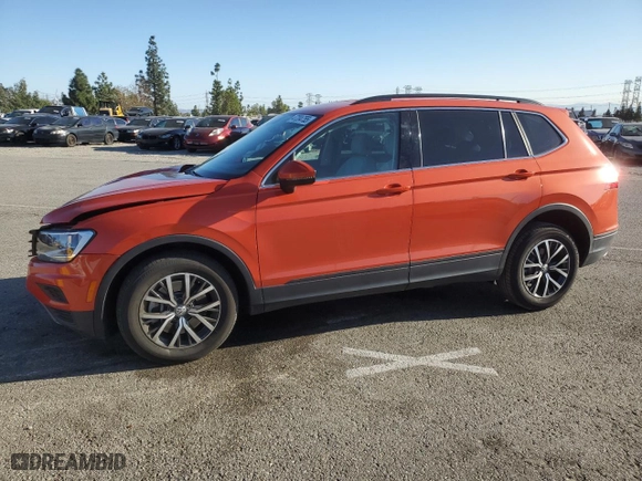 2019 Volkswagen Tiguan SE with VIN 3VV3B7AX4KM098849, listed as a Copart auction lot 47204755 with 45,122 mi miles and Salvage Title. Bid and sale history available at carsss.com. Image 1.