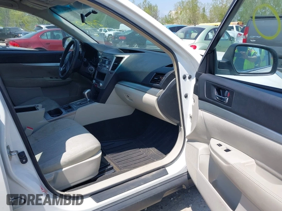 2012 Subaru Outback 2.5i with VIN 4S4BRCAC1C3233957, listed as a IAAI auction lot 42234430 with 168,076 mi miles and . Bid and sale history available at DreamBid. Image 5.