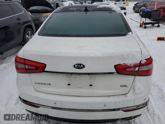 2016 Kia Cadenza Premium with VIN KNALN4D78G5208098, listed as a Copart auction lot 87902265 with 0 mi miles and Clean Title. Bid and sale history available at carsss.com. Image 6.