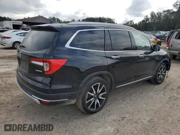 2021 Honda Pilot Touring 8-Passenger with VIN 5FNYF5H96MB000075, listed as a Copart auction lot 79339844 with 53,078 mi miles and Salvage Title. Bid and sale history available at DreamBid. Image 3.