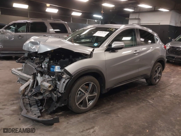 2021 Honda HR-V EX with VIN 3CZRU6H57MM750779, listed as a IAAI auction lot 41568388 with 11,944 mi miles. Bid and sale history available at carsss.com. Image 18.
