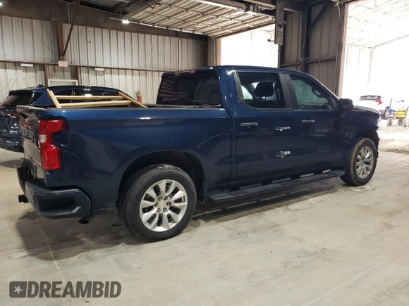 2020 Chevrolet Silverado 1500 Custom with VIN 3GCPWBEK1LG375611, listed as a Copart auction lot 54443785 with 116,591 mi miles and Salvage Title. Bid and sale history available at DreamBid. Image 3.