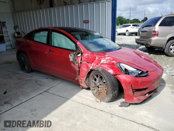 2023 Tesla Model 3 z VIN 5YJ3E1EA6PF458210, wystawiony jako Copart lot #60889235 z przebiegiem Nie podano mil oraz Szkoda całkowita • Salvage title. Historia ofert i sprzedaży dostępna na DreamBid. Obrazek 4.
