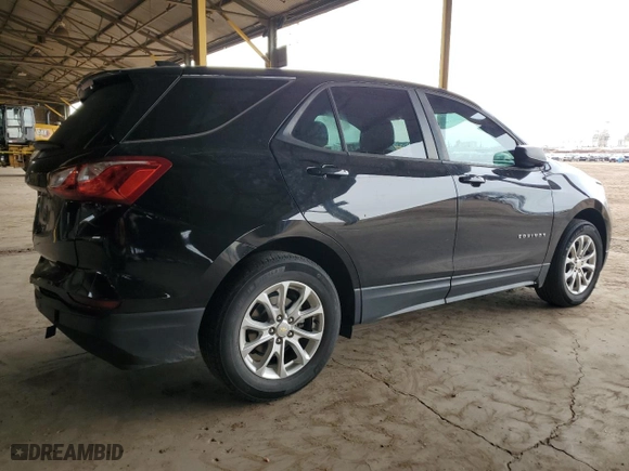 2020 Chevrolet Equinox LS with VIN 2GNAXHEV4L6281340, listed as a Copart auction lot 44934705 with 57,919 mi miles and Salvage Title. Bid and sale history available at carsss.com. Image 3.