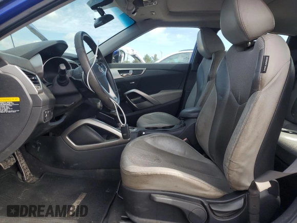 2012 Hyundai Veloster w/Black Int с VIN KMHTC6AD7CU031425, выставлен на аукционе Copart как лот 58536005 с пробегом 68 510 миль миль и Списание • Salvage title. История ставок и продаж доступна на DreamBid. Изображение 7.