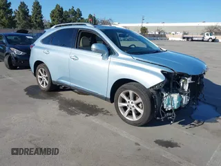 2010 Lexus RX 350 with VIN 2T2BK1BA8AC029831, listed as a IAAI auction lot 41754157 with 179,427 mi miles. Bid and sale history available at carsss.com. Image 1.