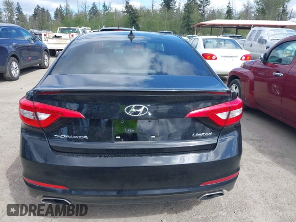 2015 Hyundai Sonata Limited with VIN 5NPE34AF3FH016440, listed as a IAAI auction lot 42057243 with 113,324 mi miles and . Bid and sale history available at carsss.com. Image 16.