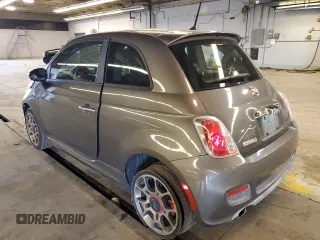 2013 FIAT 500 Sport with VIN 3C3CFFBR2DT615561, listed as a Copart auction lot 78252704 with 116,158 mi miles and Salvage Title. Bid and sale history available at carsss.com. Image 2.