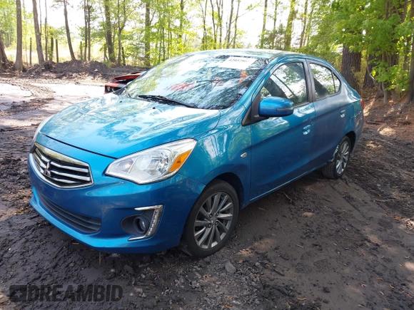 2017 Mitsubishi Mirage G4 SE with VIN ML32F4FJ5HH000686, listed as a IAAI auction lot 42057980 with 81,067 mi miles. Bid and sale history available at carsss.com. Image 2.