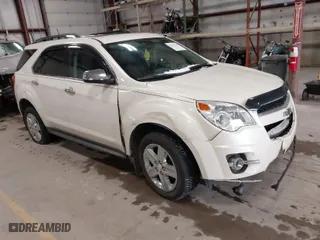 2015 Chevrolet Equinox LTZ with VIN 1GNFLHEK0FZ117504, listed as a IAAI auction lot 41743168 with 107,826 mi miles. Bid and sale history available at carsss.com. Image 1.