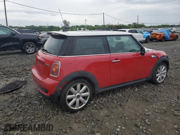 2007 MINI Hardtop S with VIN WMWMF73507TL86439, listed as a Copart auction lot 56500525 with 153,944 mi miles and Salvage title. Bid and sale history available at DreamBid. Image 3.