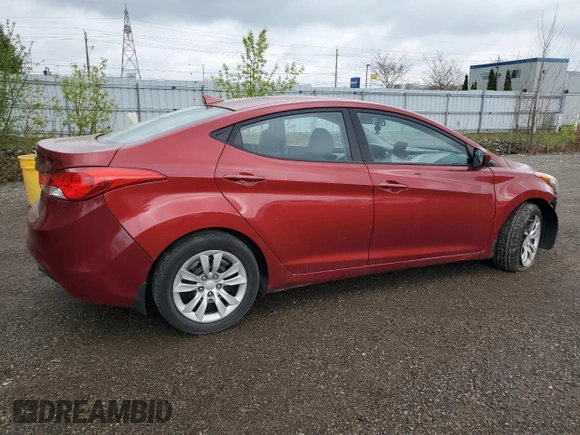 2013 Hyundai Elantra GLS with VIN 5NPDH4AE2DH332316, listed as a Copart auction lot 54686925 with 87,363 mi miles and Salvage title. Bid and sale history available at DreamBid. Image 3.