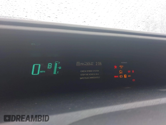 2013 Toyota Prius One z VIN JTDKDTB36D1048110, wystawiony jako IAAI lot #41568386 z przebiegiem 222 791 mil mil oraz . Historia ofert i sprzedaży dostępna na DreamBid. Obrazek 7.