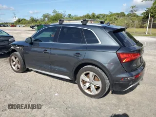 2018 Audi Q5 Premium Plus with VIN WA1BNAFYXJ2005610, listed as a Copart auction lot 58740605 with 138,328 mi miles and Salvage title. Bid and sale history available at DreamBid. Image 2.