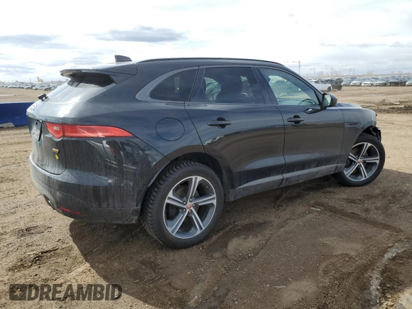 2020 Jaguar F-Pace with VIN SADCX2GX5LA625309, listed as a Copart auction lot 47579175 with 30,898 mi miles and Salvage title. Bid and sale history available at DreamBid. Image 3.