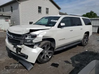 2017 Chevrolet Suburban LT z VIN 1GNSKHKC9HR331800, wystawiony jako Copart lot #58892595 z przebiegiem Nie podano mil oraz Szkoda całkowita • Salvage title. Historia ofert i sprzedaży dostępna na DreamBid. Obrazek 1.