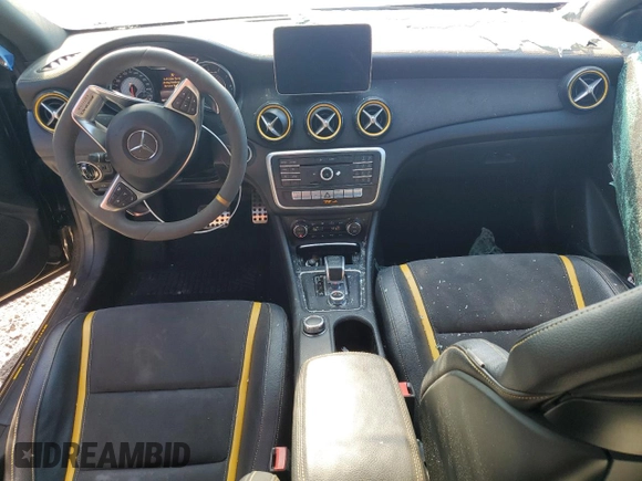 2018 Mercedes-Benz CLA with VIN WDDSJ5CB4JN682021, listed as a Copart auction lot 67926304 with 40,205 mi miles and Salvage Title. Bid and sale history available at carsss.com. Image 8.