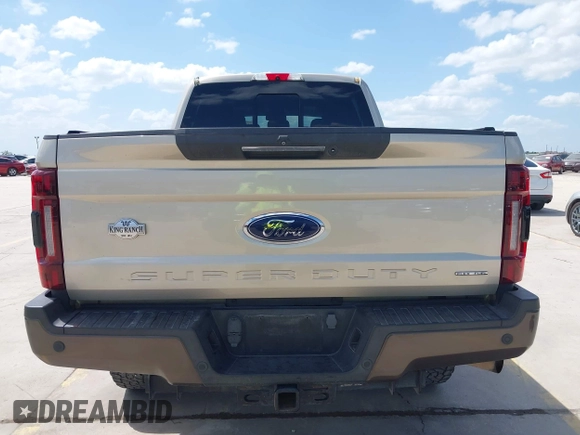 2017 Ford F-250 Lariat with VIN 1FT7W2B60HED84497, listed as a IAAI auction lot 42412777 with 98,934 mi miles and . Bid and sale history available at DreamBid. Image 16.