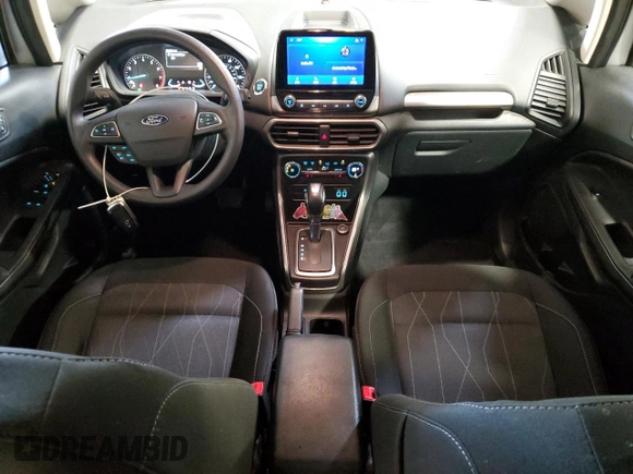 2021 Ford EcoSport SE with VIN MAJ6S3GL0MC402777, listed as a Copart auction lot 58030075 with 33,496 mi miles and Salvage title. Bid and sale history available at DreamBid. Image 8.