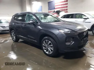 2020 Hyundai Santa Fe Limited with VIN 5NMS5CAD1LH246072, listed as a Copart auction lot 86332304 with 53,393 mi miles and Salvage Title. Bid and sale history available at carsss.com. Image 4.