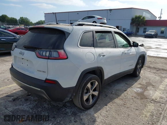 2019 Jeep Cherokee Limited z VIN 1C4PJLDB9KD381271, wystawiony jako IAAI lot #42156955 z przebiegiem 88 194 mil mil oraz . Historia ofert i sprzedaży dostępna na DreamBid. Obrazek 4.
