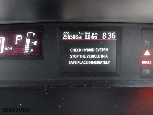 2016 Toyota Prius c One with VIN JTDKDTB35G1118796, listed as a IAAI auction lot 42028552 with 256,588 mi miles. Bid and sale history available at carsss.com. Image 15.