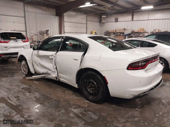 2019 Dodge Charger Police with VIN 2C3CDXKT3KH537806, listed as a IAAI auction lot 41205170 with NaN miles. Bid and sale history available at carsss.com. Image 3.