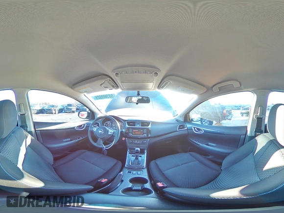 2017 Nissan Sentra S with VIN 3N1AB7AP8HY384391, listed as a Copart auction lot 88369925 with 102,822 mi miles and Salvage Title. Bid and sale history available at DreamBid. Image 14.