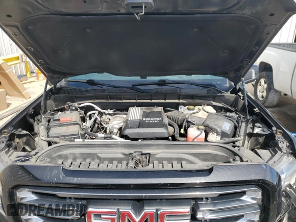 2021 GMC Sierra 1500 AT4 with VIN 3GTU9EET9MG370548, listed as a Copart auction lot 48034845 with 53,406 mi miles and Salvage Title. Bid and sale history available at carsss.com. Image 12.
