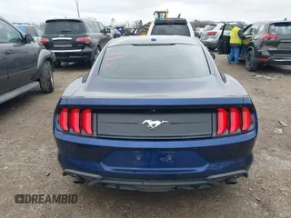 2019 Ford Mustang EcoBoost with VIN 1FA6P8TH8K5185349, listed as a IAAI auction lot 41554974 with 30,023 mi miles and . Bid and sale history available at carsss.com. Image 16.