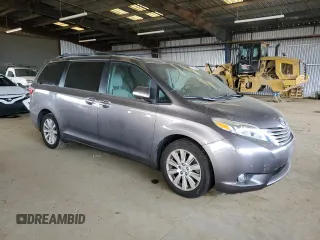 2015 Toyota Sienna Ltd with VIN 5TDDK3DC7FS127013, listed as a Copart auction lot 48323475 with 54,539 mi miles and Salvage Title. Bid and sale history available at carsss.com. Image 4.