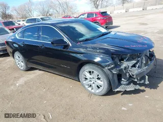 2018 Chevrolet Impala LS with VIN 2G11X5SAXJ9171762, listed as a IAAI auction lot 41667201 with 124,720 mi miles. Bid and sale history available at carsss.com. Image 1.
