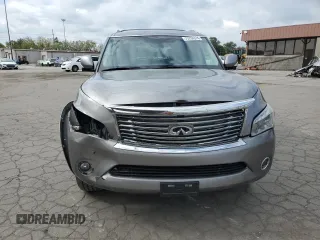 2013 Infiniti QX56 with VIN JN8AZ2NE4D9041702, listed as a Copart auction lot 73759374 with 127,514 mi miles and Salvage Title. Bid and sale history available at carsss.com. Image 5.