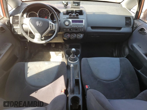 2008 Honda Fit Sport with VIN JHMGD37688S036385, listed as a Copart auction lot 52591935 with 120,113 mi miles and Clean Title. Bid and sale history available at carsss.com. Image 8.