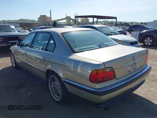 2000 BMW 7 Series 740iL with VIN WBAGH8340YDP13857, listed as a IAAI auction lot 41767665 with 194,786 mi miles. Bid and sale history available at carsss.com. Image 12.