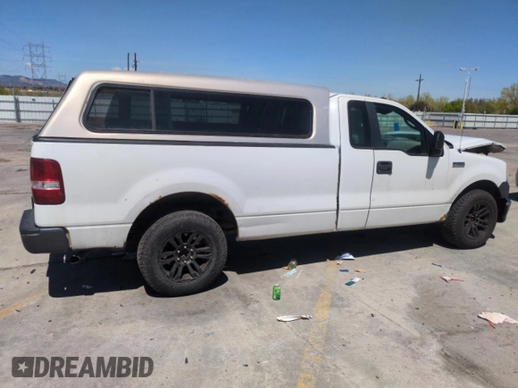 2008 Ford F-150 XL with VIN 1FTRF12208KE16642, listed as a Copart auction lot 55553075 with 283,801 mi miles and Clean title. Bid and sale history available at DreamBid. Image 3.