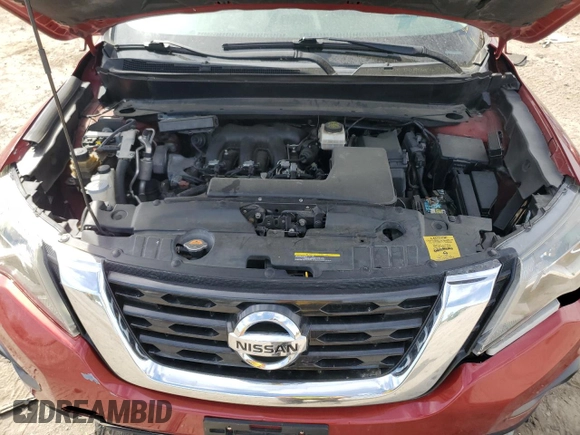 2017 Nissan Pathfinder SL with VIN 5N1DR2MN6HC657755, listed as a Copart auction lot 53491615 with 83,065 mi miles and Clean title. Bid and sale history available at DreamBid. Image 12.
