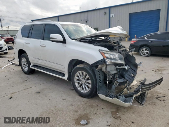 2015 Lexus GX 460 with VIN JTJBM7FX1F5113412, listed as a Copart auction lot 58821855 with 155,511 mi miles and Salvage title. Bid and sale history available at DreamBid. Image 4.