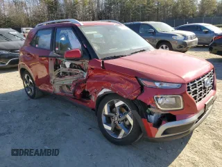 2023 Hyundai Venue SEL with VIN KMHRC8A34PU241077, listed as a Copart auction lot 45915435 with 45,840 mi miles and Salvage Title. Bid and sale history available at DreamBid. Image 4.