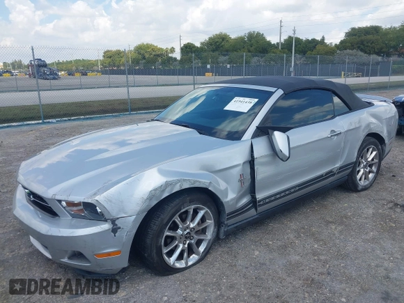 2010 Ford Mustang V6 with VIN 1ZVBP8EN3A5149995, listed as a IAAI auction lot 41941438 with 83,968 mi miles and . Bid and sale history available at DreamBid. Image 2.