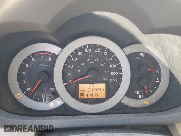 2012 Toyota RAV4 with VIN 2T3BF4DV2CW192154, listed as a Copart auction lot 63019395 with 247,054 mi miles and Clean title. Bid and sale history available at DreamBid. Image 9.