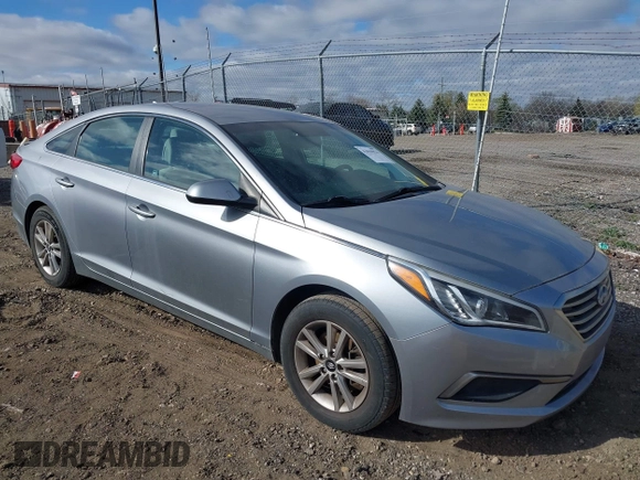 2017 Hyundai Sonata SE with VIN 5NPE24AF5HH572898, listed as a IAAI auction lot 42039023 with 50,494 mi miles and . Bid and sale history available at DreamBid. Image 1.