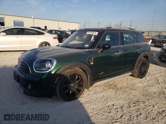 2017 MINI Countryman Cooper with VIN WMZYV5C36H3E02268, listed as a Copart auction lot 74376874 with 96,017 mi miles and Salvage Title. Bid and sale history available at carsss.com. Image 1.