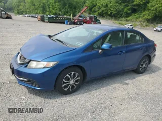 2013 Honda Civic LX z VIN 19XFB2F59DE270604, wystawiony jako Copart lot #60055565 z przebiegiem 80 856 mil mil oraz Szkoda całkowita • Salvage title. Historia ofert i sprzedaży dostępna na DreamBid. Obrazek 1.
