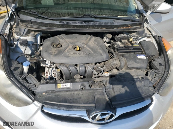 2013 Hyundai Elantra Limited with VIN KMHDH4AE9DU723450, listed as a Copart auction lot 50336225 with 105,293 mi miles and Salvage Title. Bid and sale history available at carsss.com. Image 11.