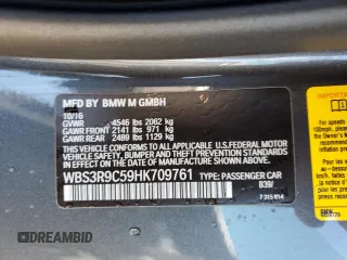 2017 BMW M4 with VIN WBS3R9C59HK709761, listed as a Copart auction lot 64412514 with 53,592 mi miles and Salvage Title. Bid and sale history available at carsss.com. Image 13.
