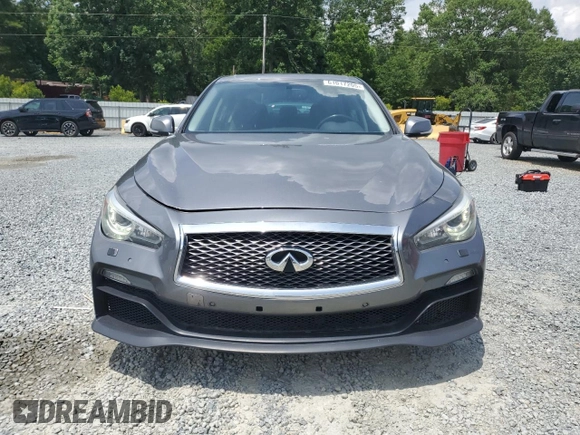 2014 Infiniti Q50 Sport with VIN JN1BV7AR4EM702521, listed as a Copart auction lot 61017205 with 61,317 mi miles and Salvage title. Bid and sale history available at DreamBid. Image 5.