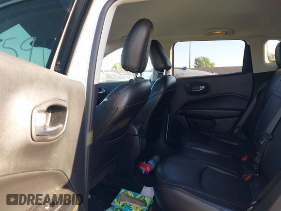 2020 Jeep Compass Limited with VIN 3C4NJCCB2LT114607, listed as a IAAI auction lot 42371559 with 81,546 mi miles and . Bid and sale history available at DreamBid. Image 8.